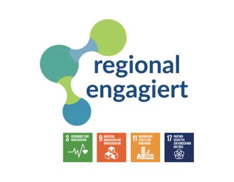 bring-together ist im Netzwerk »regional engagiert« und vertritt damit offiziell die Nachhaltigkeitsziele 3, 9, 11, 17