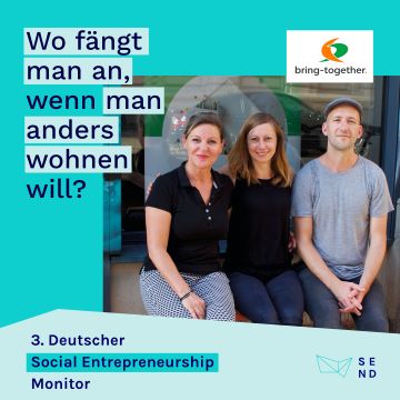 bring-together wird im Deutscher Social Entrepreneurship Monitor 2021 vorgestellt