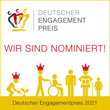 bring-together für Deutschen Engagementpreis 2021 nominiert