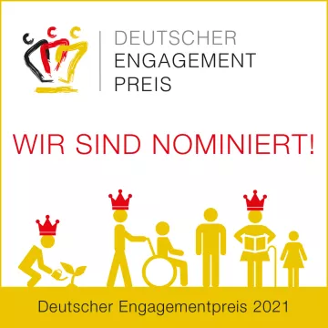 bring-together für den Deutschen Engagementpreis 2021 nominiert